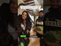 The moment Arman Tsarukyan Caught NINA Secretly eating Fries 👀😂🍟