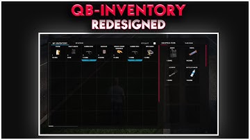 Advance Ui Qb inventory For Your Fivem Roleplay | Qbcore/QB Inventory