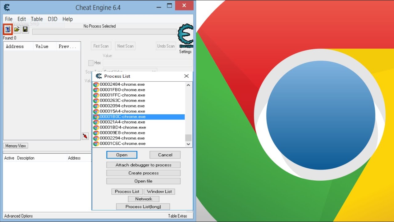 Cheat Engine 6.4 download for Windows 