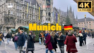 Munich Christmas Market 2025 🎄🇩🇪 | 4K Walking Tour 