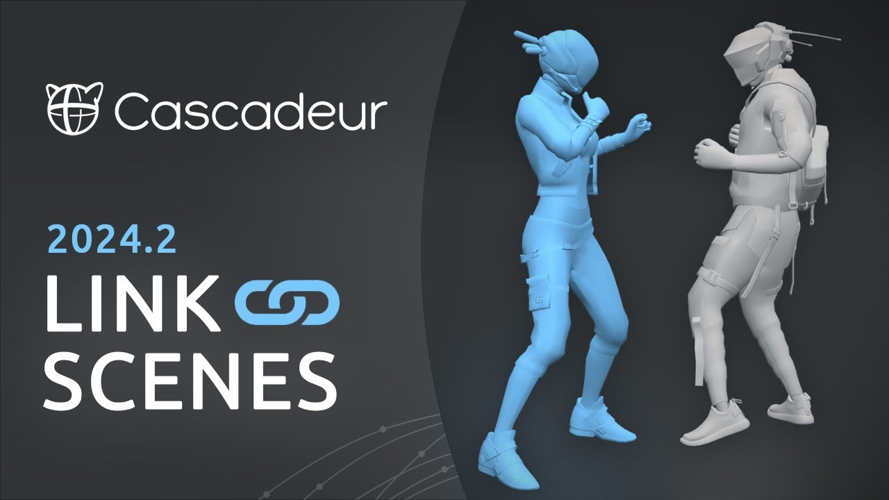 Better Scene Linking in Cascadeur 2024.2