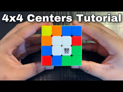 How to Solve CENTERS of 4x4 Rubik’s Cube “Hindi Urdu”
