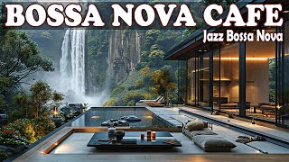 Smooth Jazz Background Music for Relaxing, Study 🌸 Cozy Porch Spring Sunset with Bossa Nova Jazz