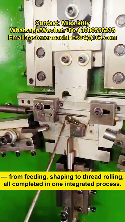 Hook Screw Manufacturing Equipment Factory #fasteners