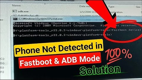 How to Fix Fastboot device not detected - Fastboot Waiting for device fixed 2023