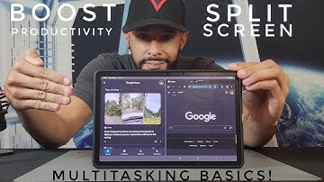 •Samsung Galaxy Tab S9 11” | How To Split Screen Multitask & Create An App Pair For The Edge Panel