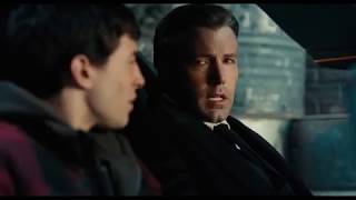 JUSTICE LEAGUE scene - Flash asks Bruce Wayne: "What are Your Superpowers Again?"