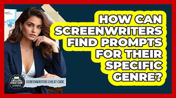How Can Screenwriters Find Prompts For Their Specific Genre? - Screenwriter