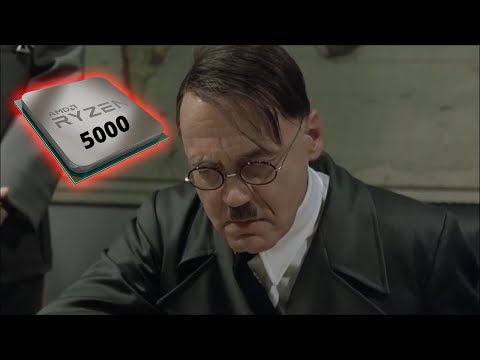 Hitler reacts to AMD Ryzen 5000 Series Zen 3 CPUs - Intel