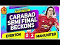 Cavani & Tony Fire United Into SEMI FINALS! Everton 0-2 Manchester United | LIVE Fan Forum