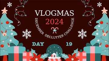 Vlogmas 2024 | Day 19 | December Declutter Challenge - Scrapbooking Journaling Shelving Unit