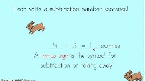 Subtraction is Taking Apart