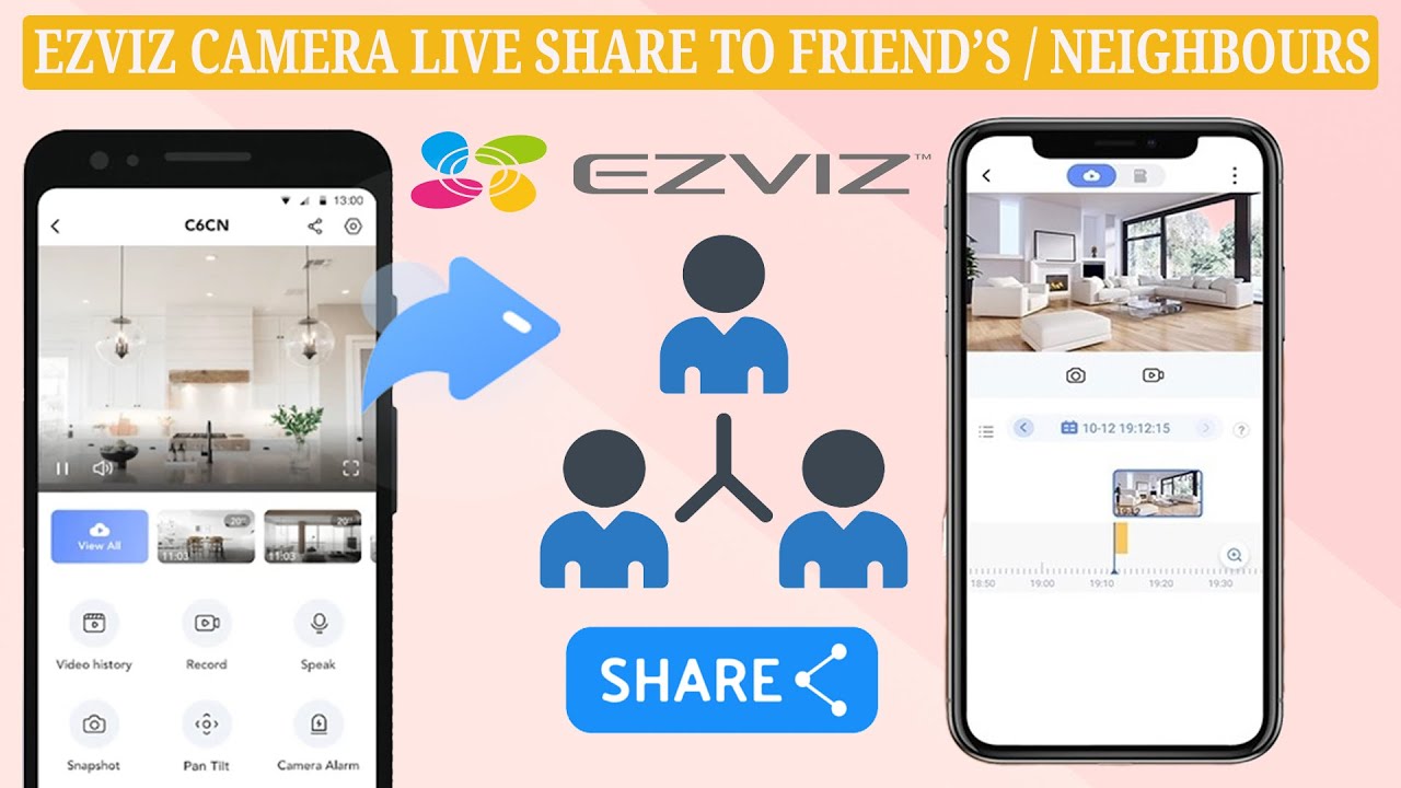How to Securely Share Live Access to Ezviz Cameras with Friends or Neighbors