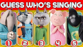 Guess Who's Singing  | Sing 1 & 2 Song Quiz Challenge | Porsha, Nooshy, Rosita, Meena, Ash, Johnny