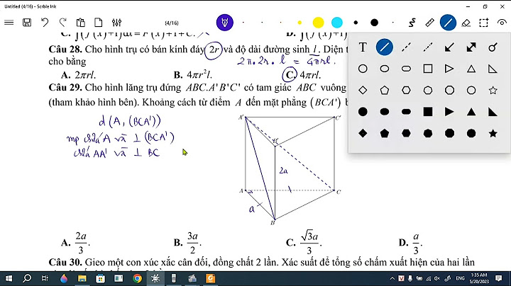 Hướng dẫn giải đề thi toán 2023 mã đề 101