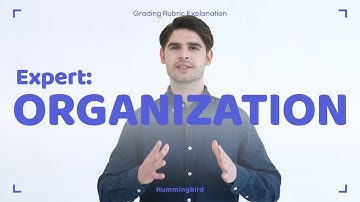 "Hummingbird AI Grading Rubric Explained- Expert Level : Organization"