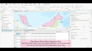 How To Create Space-Time Cube From Defined Location using ArcGIS Pro