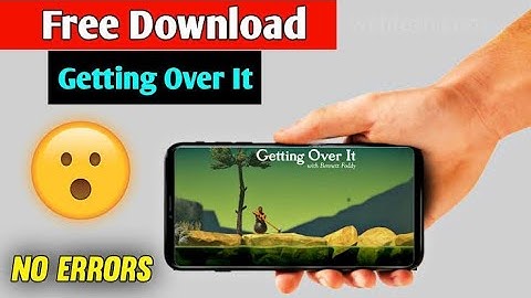 the art of getting over it with Bennett foddy #android #how  to #download  in #free.#apk #mode