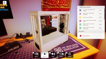 video model simulasi perakitan komputer di aplikasi PC Building Simulator