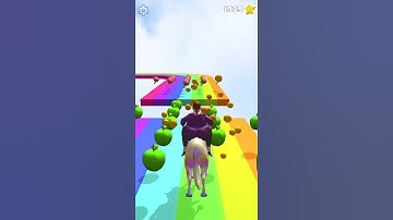 Fat to Fit Unicorn Challenge 🦄🍏🍕🍩🦄 All Levels -12 gameplay Android games #shorts