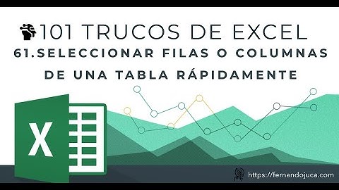 🚀 101 Trucos de Excel #61 | Selecciona Filas y Columnas en un Clic! 🖱️ | Atajos Rápidos 🎯