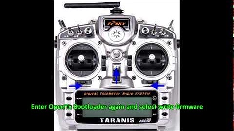 How to Flash Frsky X series receivers and devices using Taranis Tx. No serial adapters needed