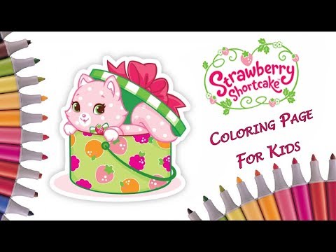 Coloring Custard Cat Coloring Pages | Strawberry Shortcake Coloring