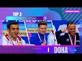 Top 3 in mens rings final  2024 doha gymnastics apparatus world cup