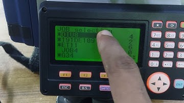 Job creation using Sokkia Total Station