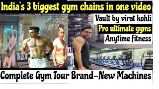 India’s 3 Biggest New Gym Chains – Anytime Fitness, Vault by Virat Kohli & Pro Ultimate Gyms