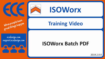Batch PDF your CADWorx® PLANT and AutoCAD® PLANT 3D Isometrics with ISOWorx