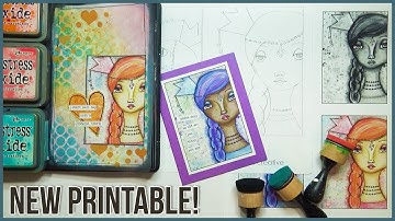 Distress Oxide Ink Background