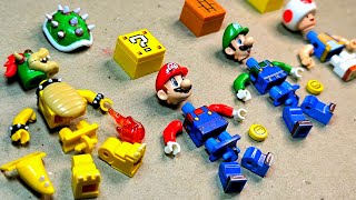 Lego super mario bros | Mario | Luigi | Bowser | Toad | minifigures lego unofficial