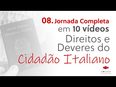 8. Direitos e Deveres do Cidadão Italiano