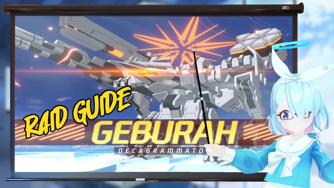SCHALE Raid Tactics - General Geburah Guide [Blue Archive]