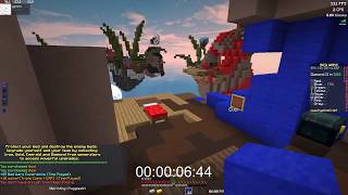 Bedwars Destroy a Bed World Record (18.51s)