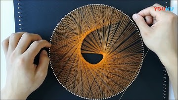 Installation tutorial For String Art Kit （Fire Orange ）