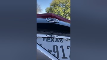 2013 Cadillac XTS rear camera replacement