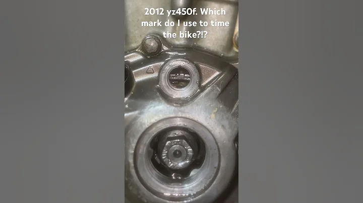 I cannot figure out how to time this 2012 yz450f. Which mark do I use?!