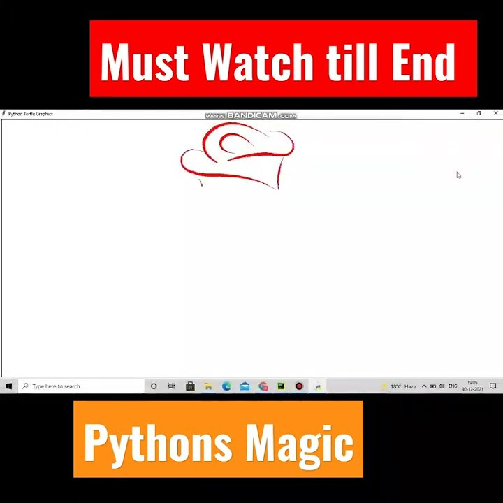 Beautiful 🌹Rose Using #Python #Turtle #Graphics python🥰 | turtle ...