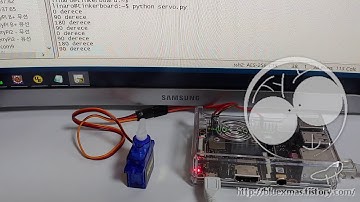 Control servo motors in Python on the tinker board