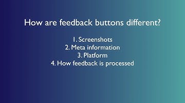 Feedback buttons: everything you need to know