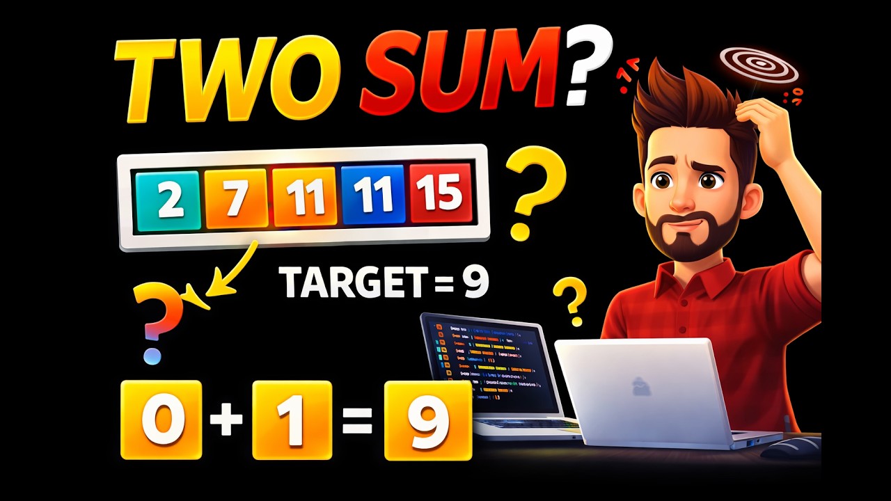 Two Sum | Leetcode 1 | Java | Detailed Explanation | trywithcatch - YouTube