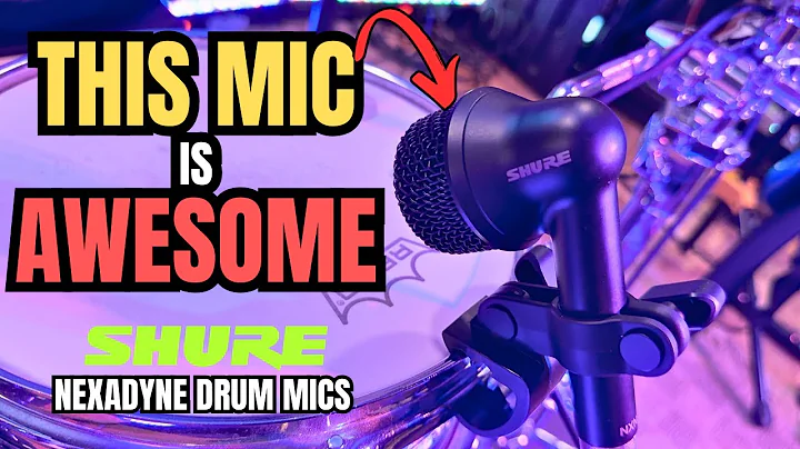 Shure NEXADYNE Drum Mics - Demo / Overview / Sound Test