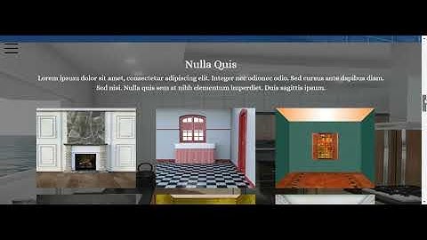 Responsive tiles website template in bootstrap