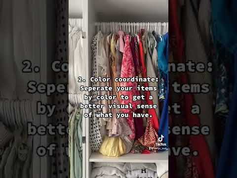 Video: 3 būdai, kaip sutvarkyti savo drabužių spintą