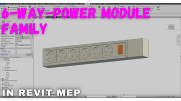 [REVIT MEP] 6-Way-Power Module Family