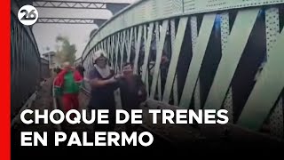 ARGENTINA | Choque y descarrilamiento de trenes en Palermo