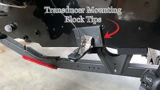 How to Install a Transducer Mounting Block on Your Boat or Kayak - Tips