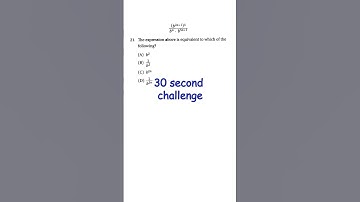 SAT Prep Algebra Lesson 3-1 Some beginning Math facts Q21 #maths #mathematics #satexam #satmath